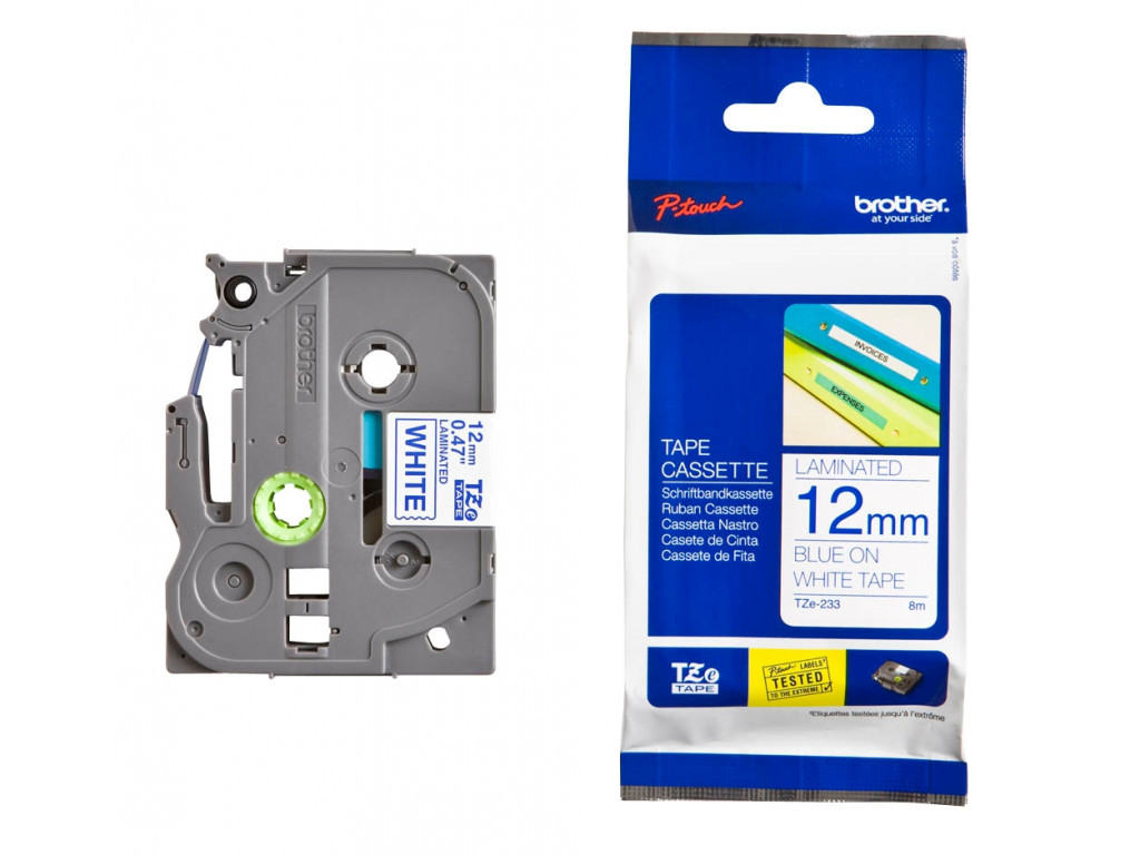 Консуматив Brother TZe-233 Tape Blue on White 11337_1.jpg