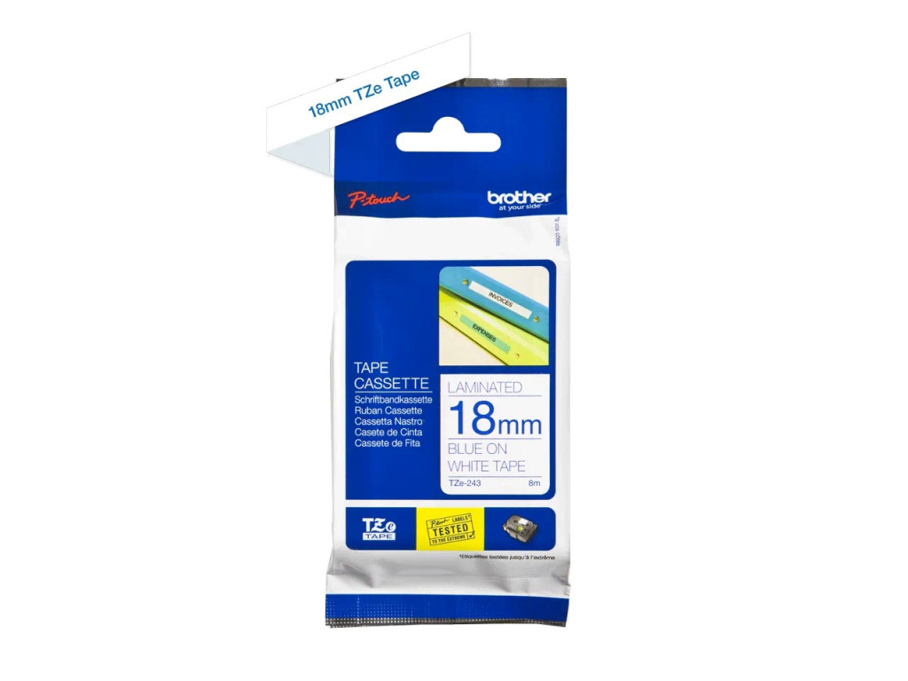 Консуматив Brother TZe-243 Tape Blue on White Laminated 11340_1.jpg