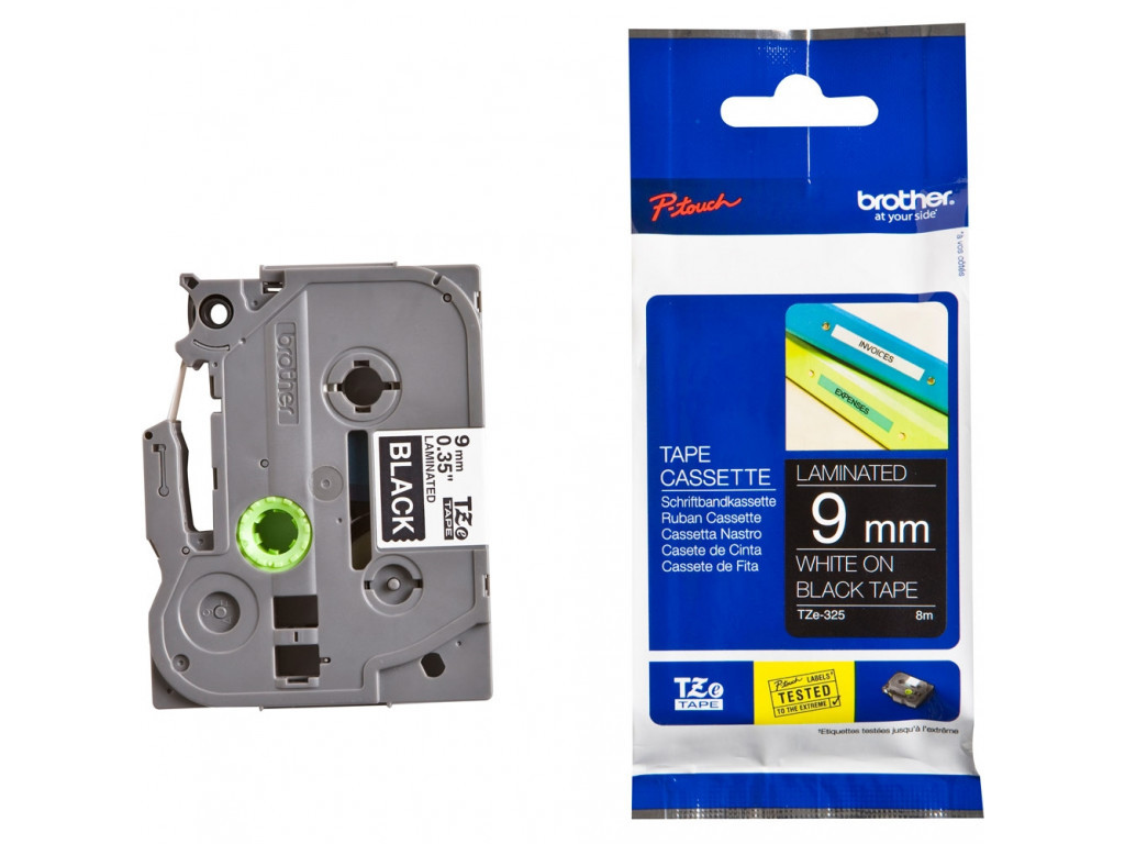 Консуматив Brother TZe-325 Tape White on Black 11347_1.jpg
