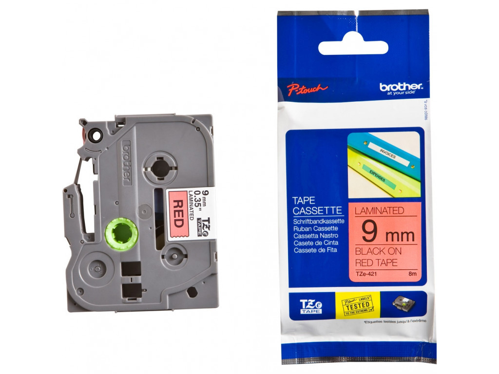 Консуматив Brother TZe-421 Tape Black on Red 11354_1.jpg