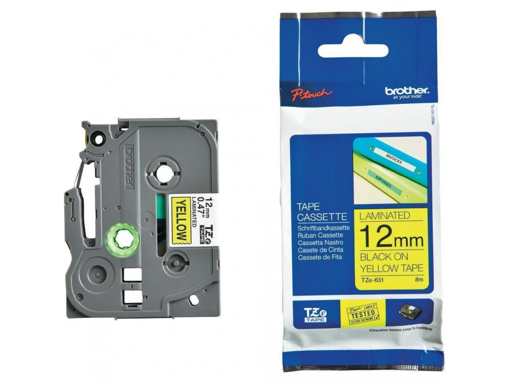 Консуматив Brother TZe-631 Tape Black on Yellow 11367_8.jpg
