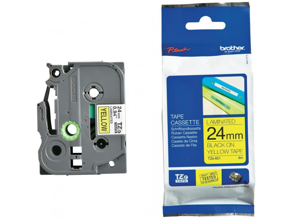 Консуматив Brother TZe-651 Tape Black on Yellow 11369_2.jpg