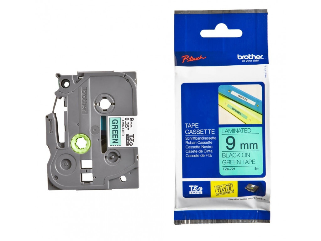 Консуматив Brother TZe-721 Tape Black on Green 11371_8.jpg