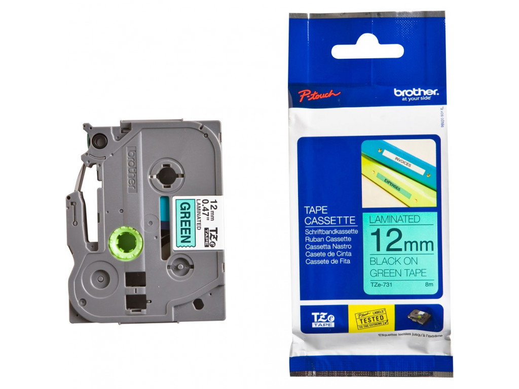 Консуматив Brother TZe-731 Tape Black on Green 11372_8.jpg