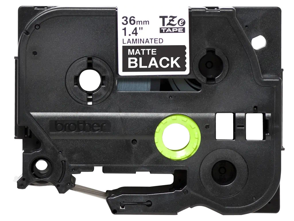 Консуматив Brother TZe-M365 Labelling Tape Cassette – Matt Laminated White On Black 11388_1.jpg