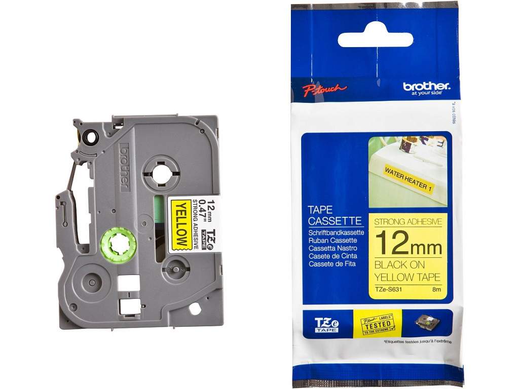 Консуматив Brother TZe-S631 Tape Black on Wellow 11400_8.jpg