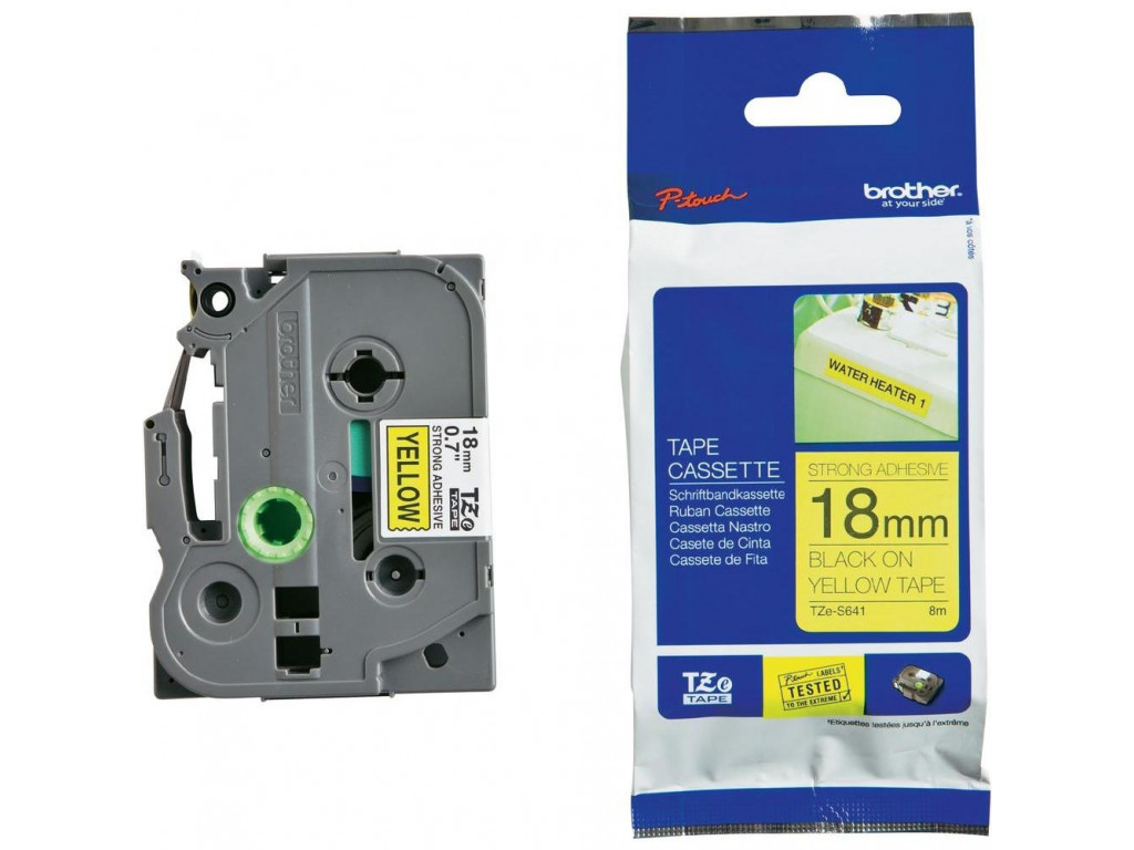 Консуматив Brother TZe-S641 Tape Black on Yellow Strong Adhesive 18mm 11401_8.jpg