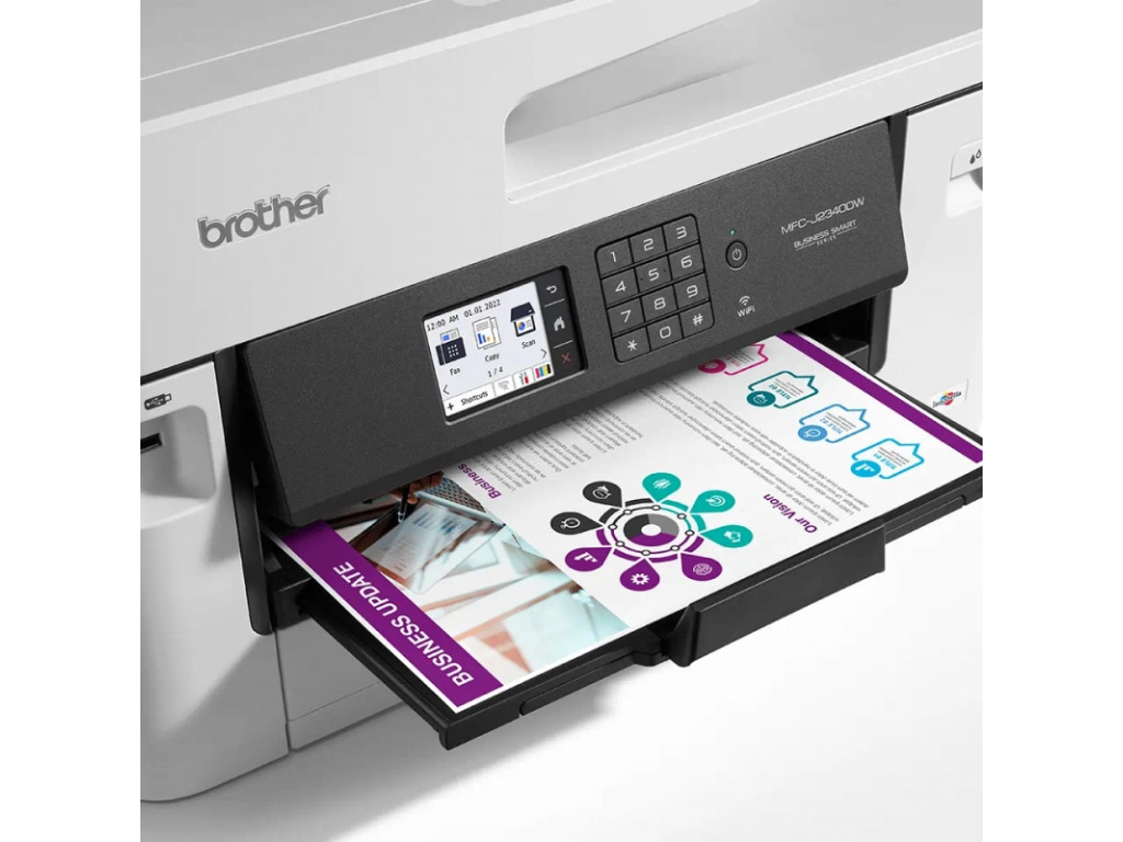Мастилоструйно многофункционално устройство Brother MFC-J2340DW Inkjet Multifunctional 19559_8.jpg