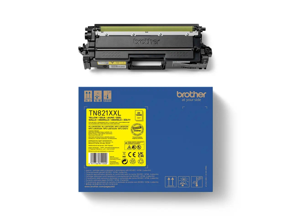 Консуматив Brother TN-821XXLY Yellow Toner Cartridge Super High Yield 24293_2.jpg