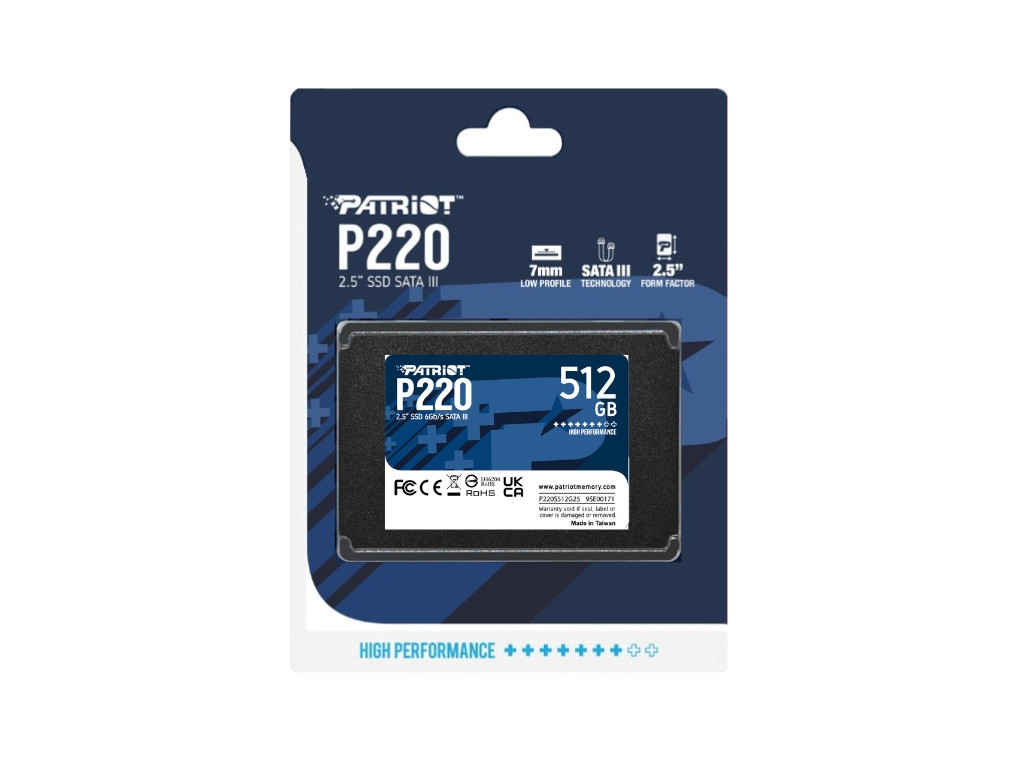 Твърд диск Patriot P220 512GB SATA3 2.5 24471_4.jpg