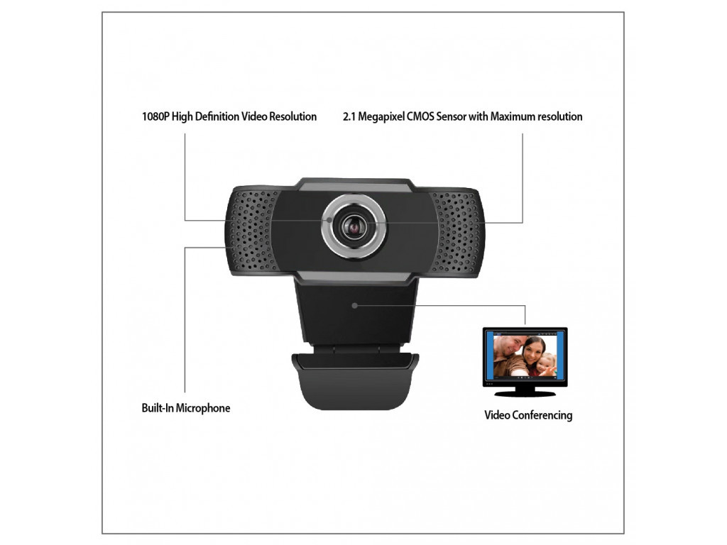 Уебкамера ADESSO CyberTrack H4 1080P HD USB Webcam with Built-in Microphone 8533_52.jpg