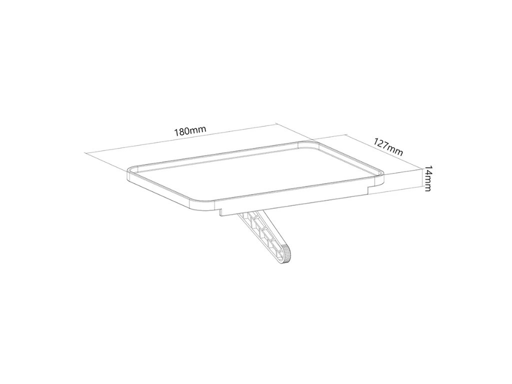 Стойка Neomounts by Newstar Universal Multimedia/Camera Shelf - 18 cm wide 18171_13.jpg