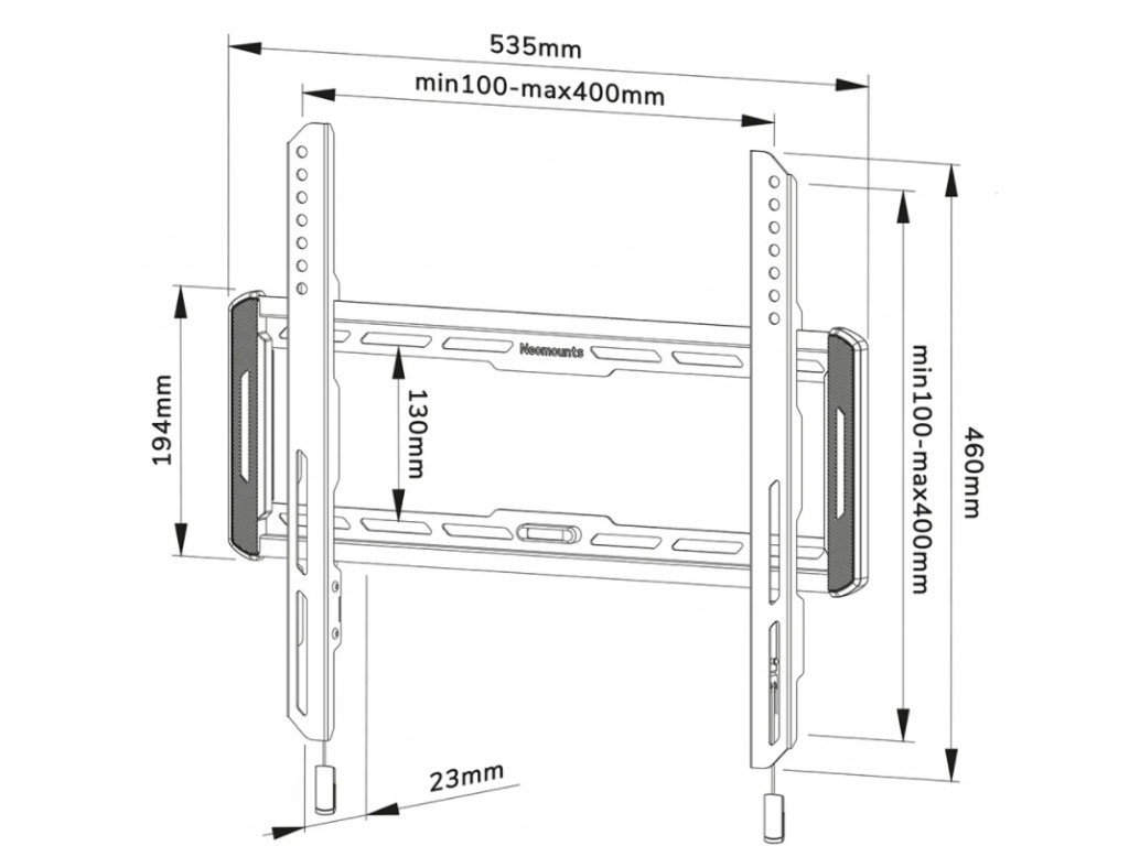 Стойка Neomounts by Newstar Screen Wall Mount (fixed 19519_11.jpg