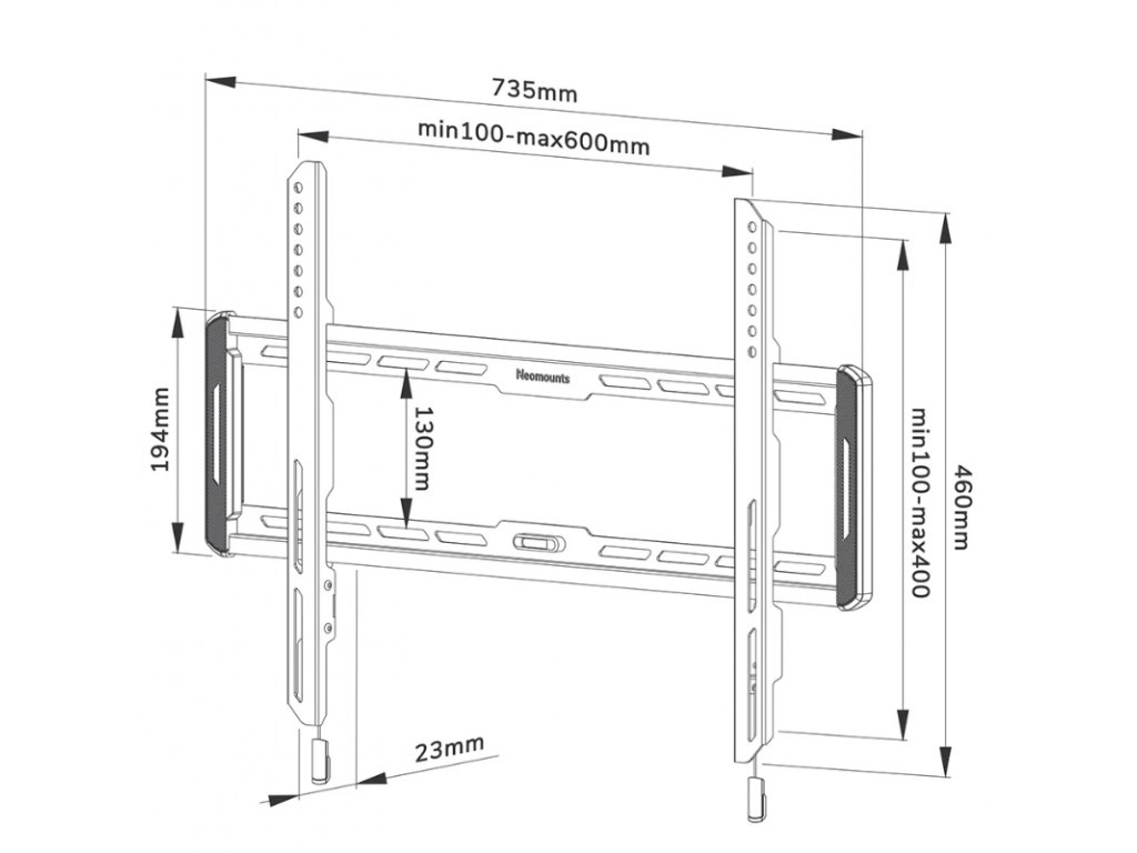 Стойка Neomounts by NewStar Screen Wall Mount (fixed 19520_14.jpg