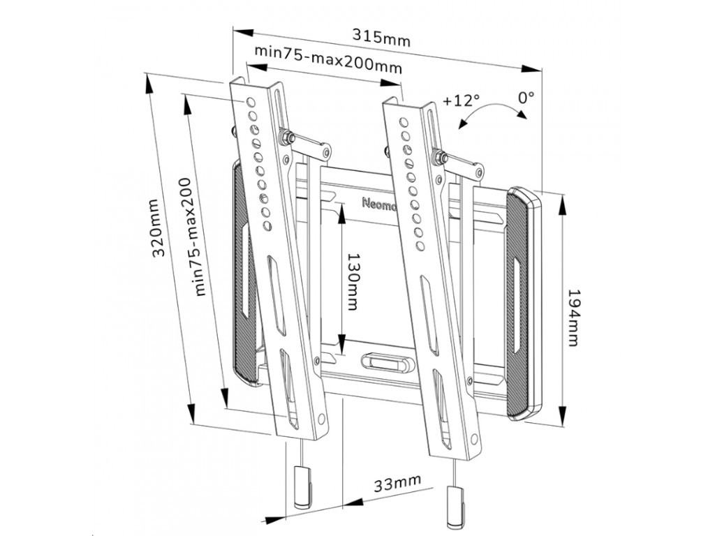 Стойка Neomounts by NewStar Screen Wall Mount (tilt 19522_11.jpg