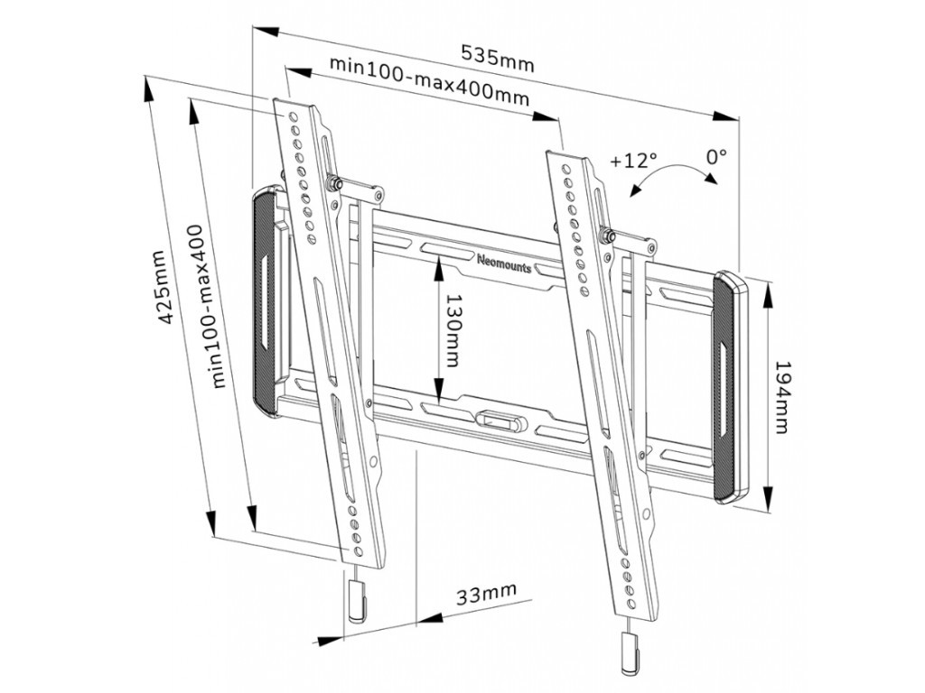 Стойка Neomounts by NewStar Screen Wall Mount (tilt 19523_5.jpg