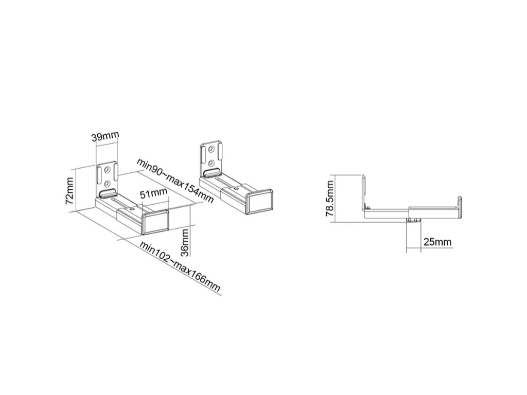 Стойка Neomounts by Newstar Soundbar Wall Mount 21233_11.jpg