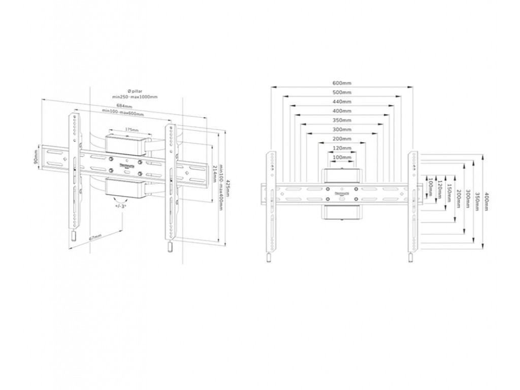 Стойка Neomounts Select Screen Pillar Mount (fixed 24039_10.jpg