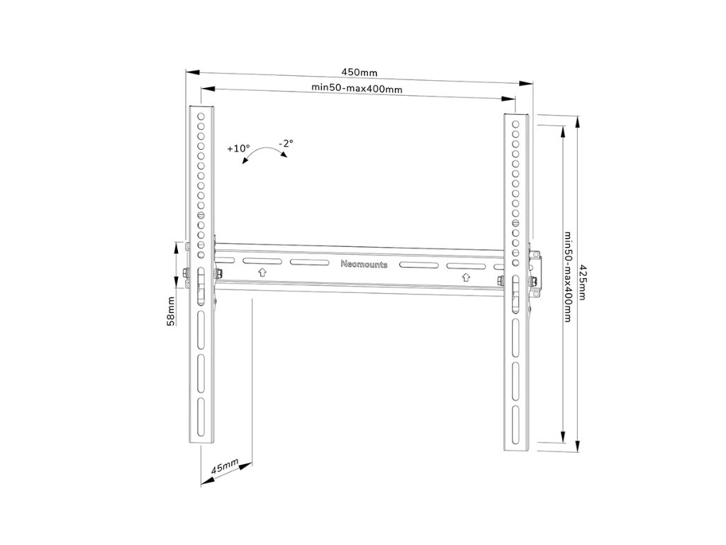 Стойка Neomounts by NewStar Screen Wall Mount (tilt 24043_13.jpg