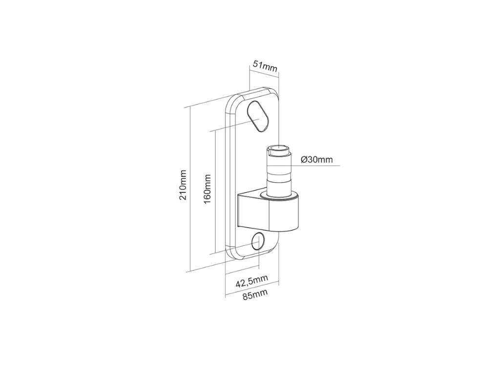 Аксесоар Neomounts by NewStar wall adapter for DS70/DS75-450BL1/2 24049_13.jpg