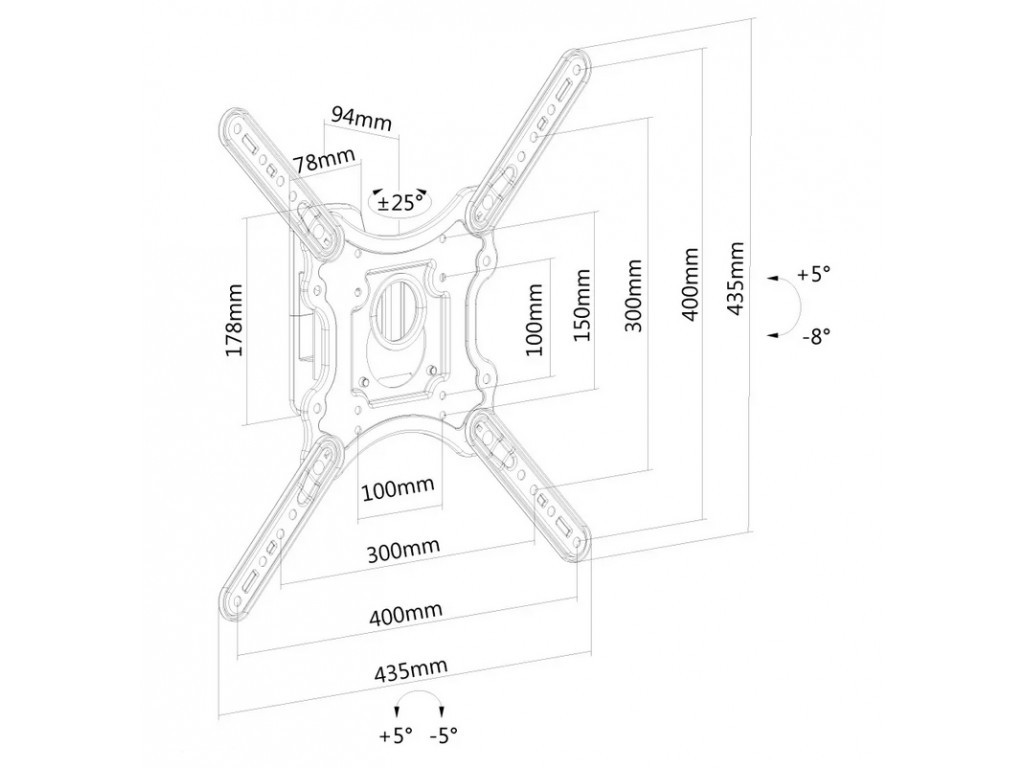 Стойка Neomounts tv wall mount (Full Motion) 26591_2.jpg