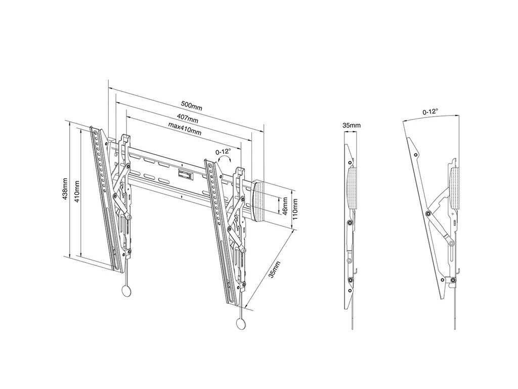 Стойка Neomounts Flat Screen Wall Mount (tilt) 26593_2.jpg