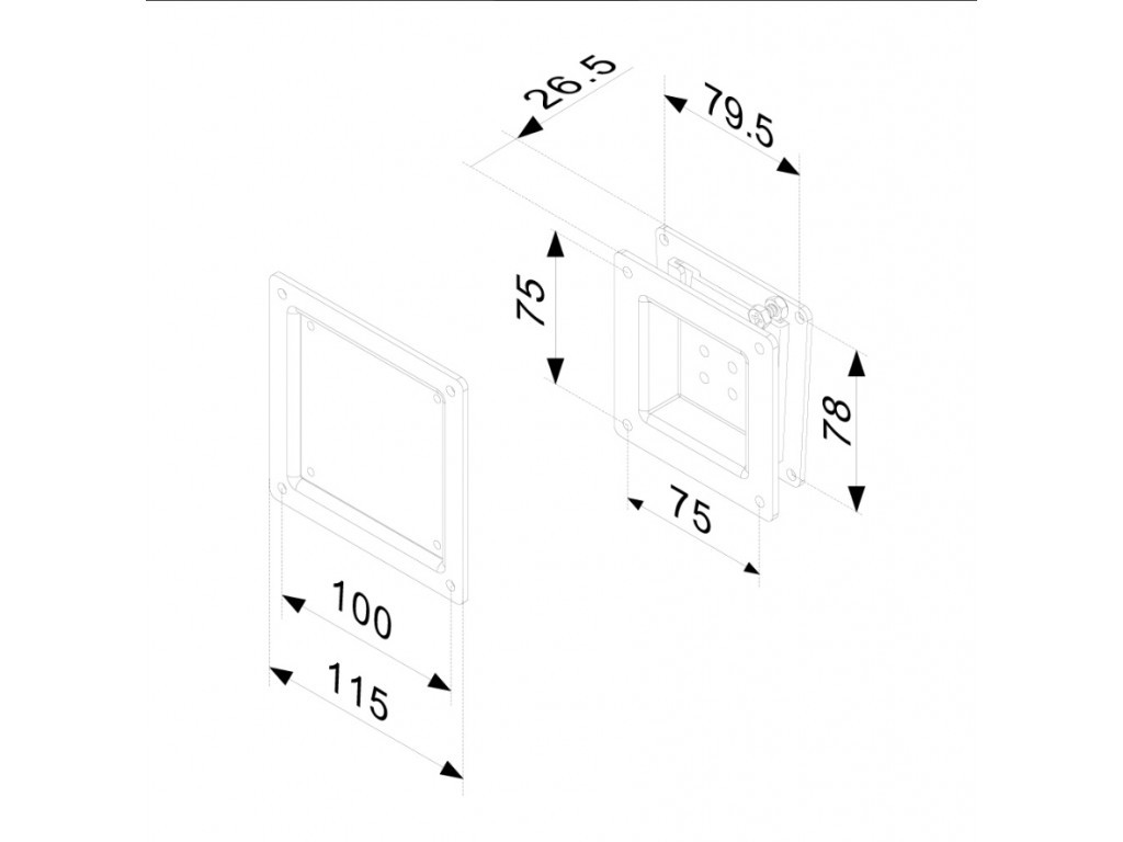 Стойка Neomounts by NewStar Flat Screen Wall Mount (fixed) 6578_11.jpg