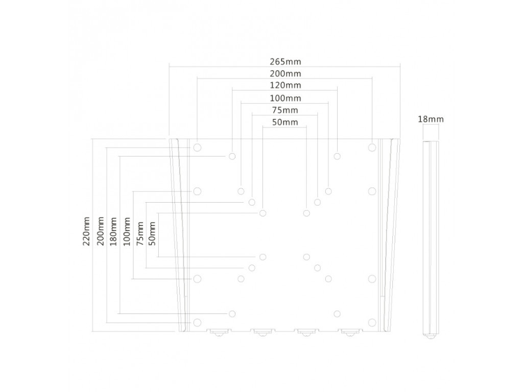 Стойка Neomounts by NewStar Flat Screen Wall Mount (fixed 6582_11.jpg