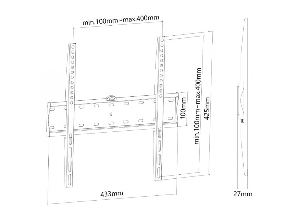 Стойка Neomounts by NewStar Flat Screen Wall Mount (fixed) 6589_11.jpg