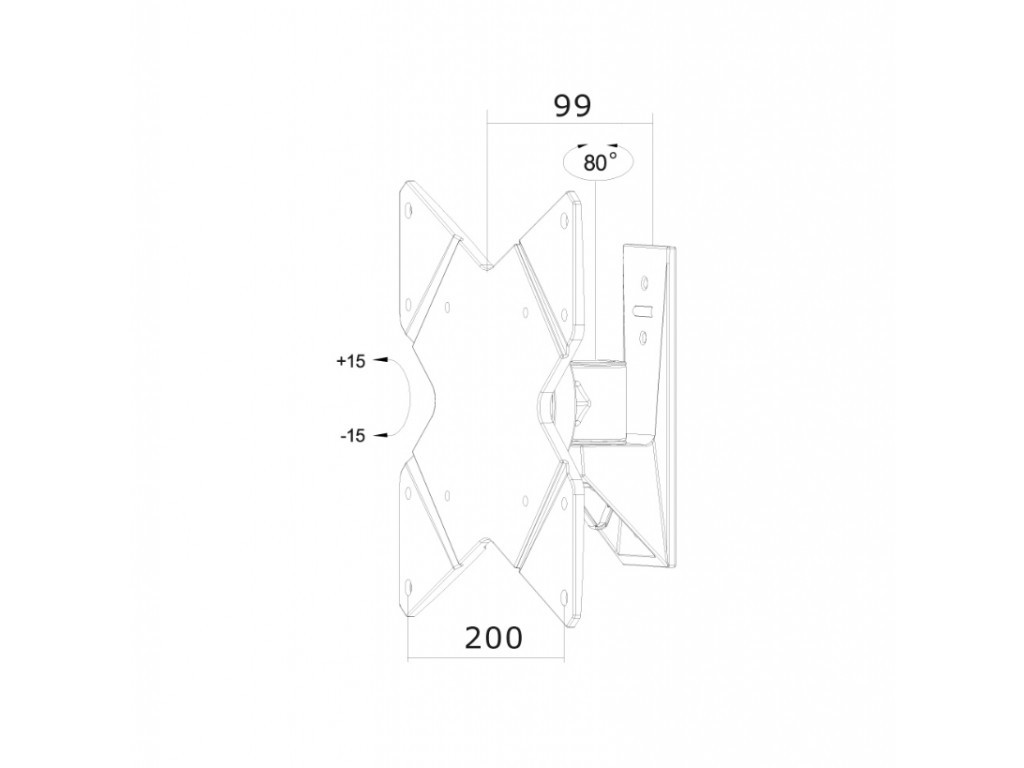 Стойка Neomounts by NewStar Flat Screen Wall Mount (1 pivot & tiltable) 6603_23.jpg