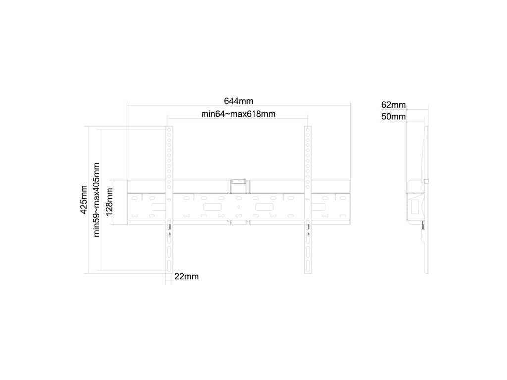 Стойка Neomounts by NewStar Flat Screen Wall Mount (fixed) Incl. storage for Mediaplayer/Mini PC 6634_20.jpg