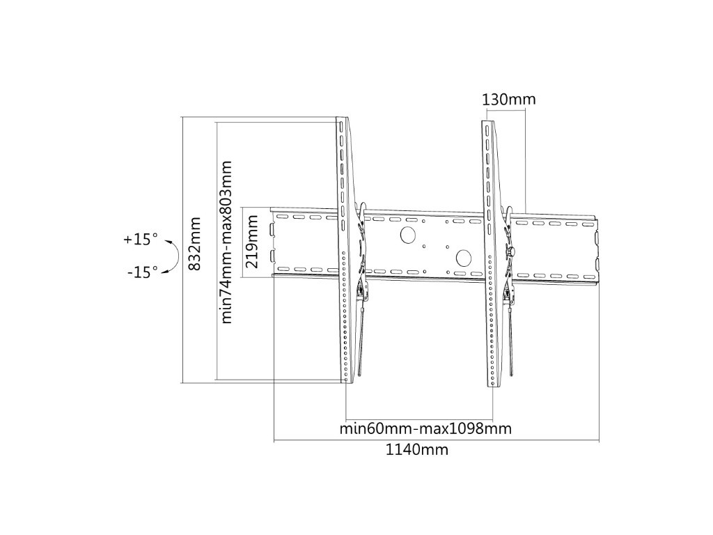 Стойка Neomounts by NewStar Flat Screen Wall Mount - ideal for Large Format Displays (tiltable) 6639_13.jpg