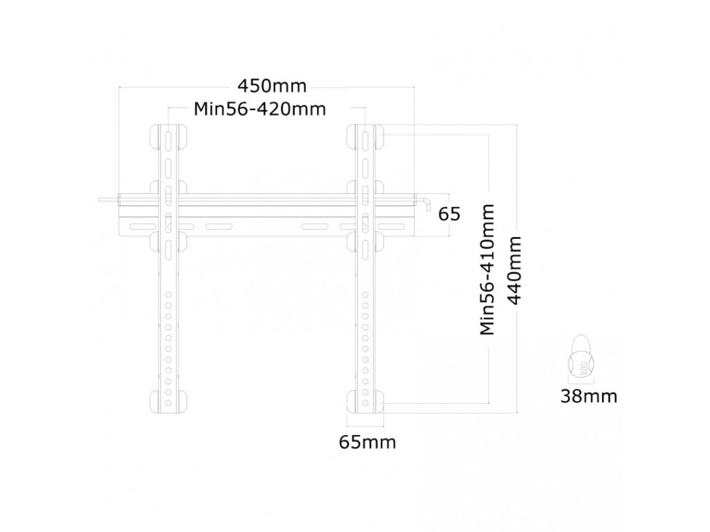 Стойка Neomounts by NewStar Flat Screen Wall Mount (fixed 6642_11.jpg