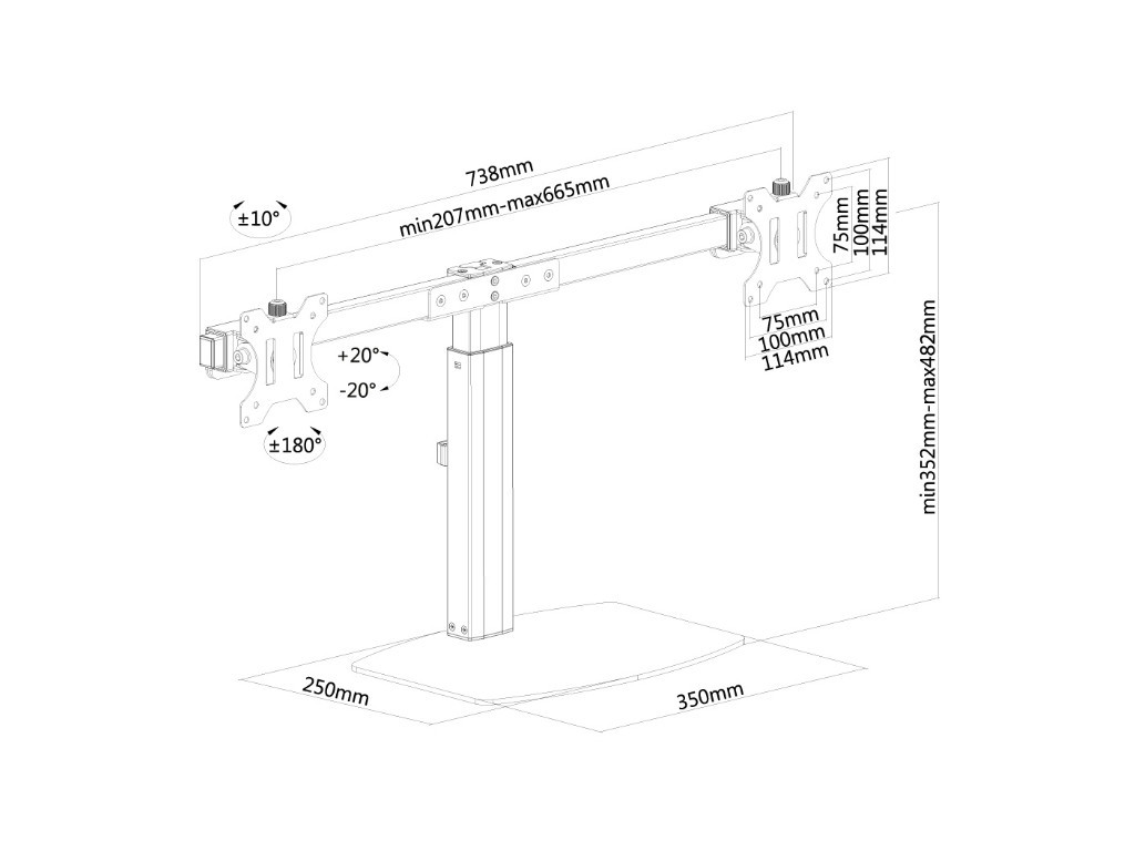 Стойка Neomounts by NewStar Flat Screen Desk Mount (stand) 6707_11.jpg