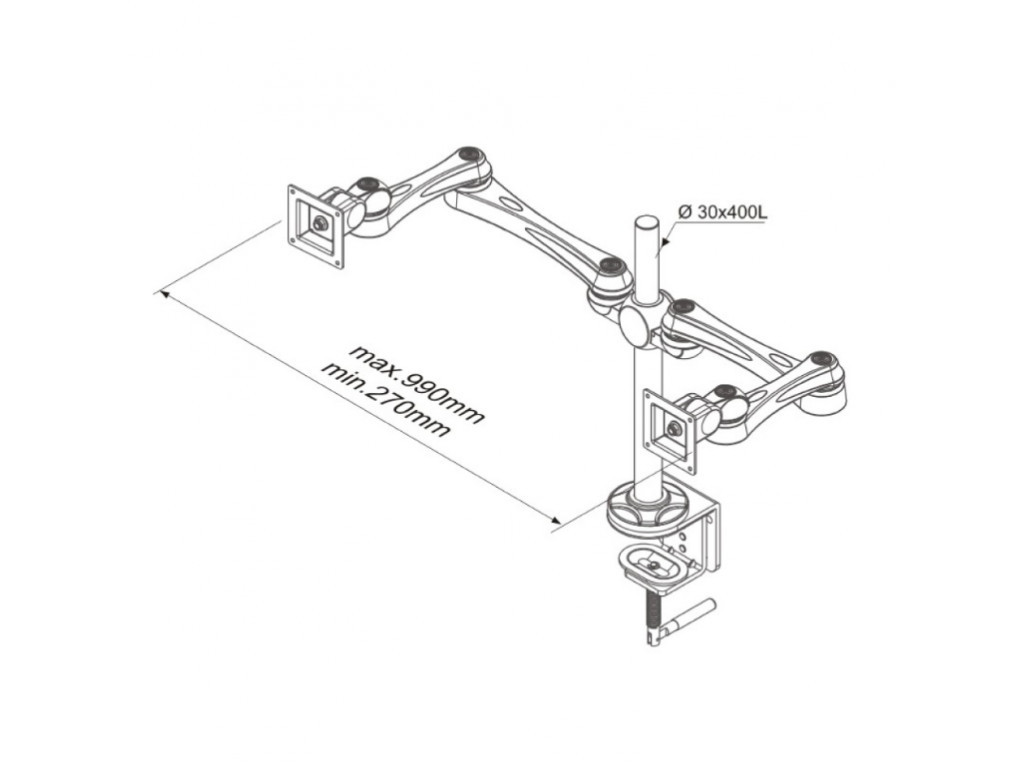 Стойка Neomounts by NewStar Flat Screen Desk Mount (clamp) 6712_11.jpg