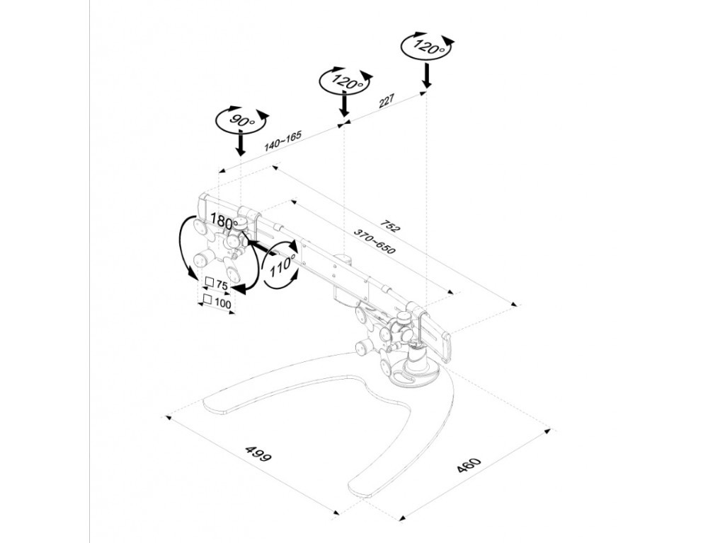 Стойка Neomounts by NewStar Flat Screen Desk Mount (stand/foot) 6723_11.jpg