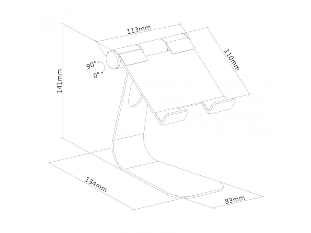 Стойка Neomounts by NewStar Tablet Desk Stand (suited for tablets up to 11") 6793_14.jpg