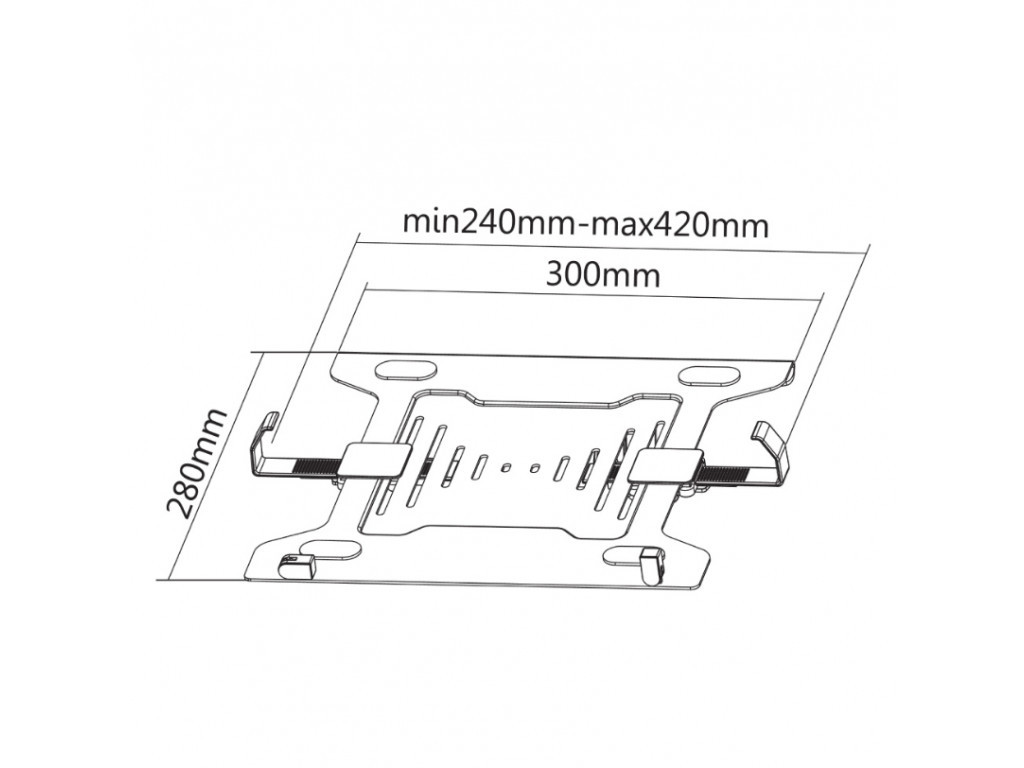 Аксесоар Neomounts by NewStar Notebook Holder (montage via VESA 75&100) 6803_20.jpg