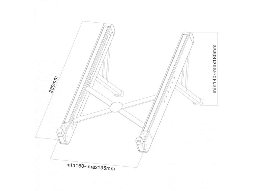 Стойка Neomounts by NewStar Foldable Notebook Desk Stand (ergonomic) 6805_17.jpg