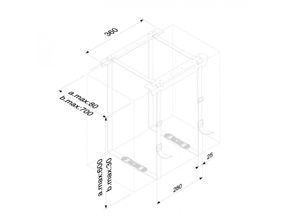 Стойка Neomounts by NewStar CPU Holder (height PC: 3-60 cm / width PC: 8-70 cm) 6816_11.jpg