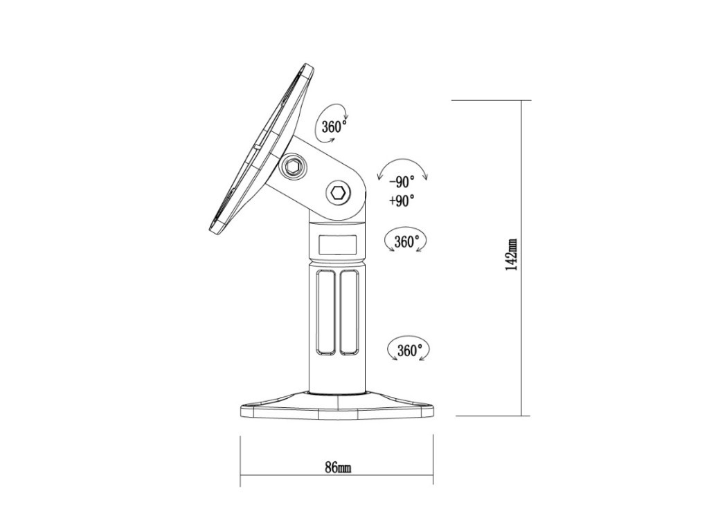 Стойка Neomounts by NewStar Speaker Wall- & Ceiling Mount (set of 2 pieces) 6817_11.jpg