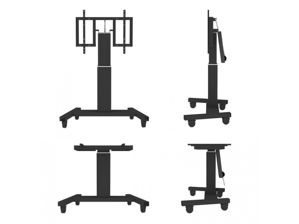 Стойка Neomounts by NewStar Motorised Mobile Floor Stand (90° tilt) - VESA 200x200 up to 800x600 6834_1.jpg