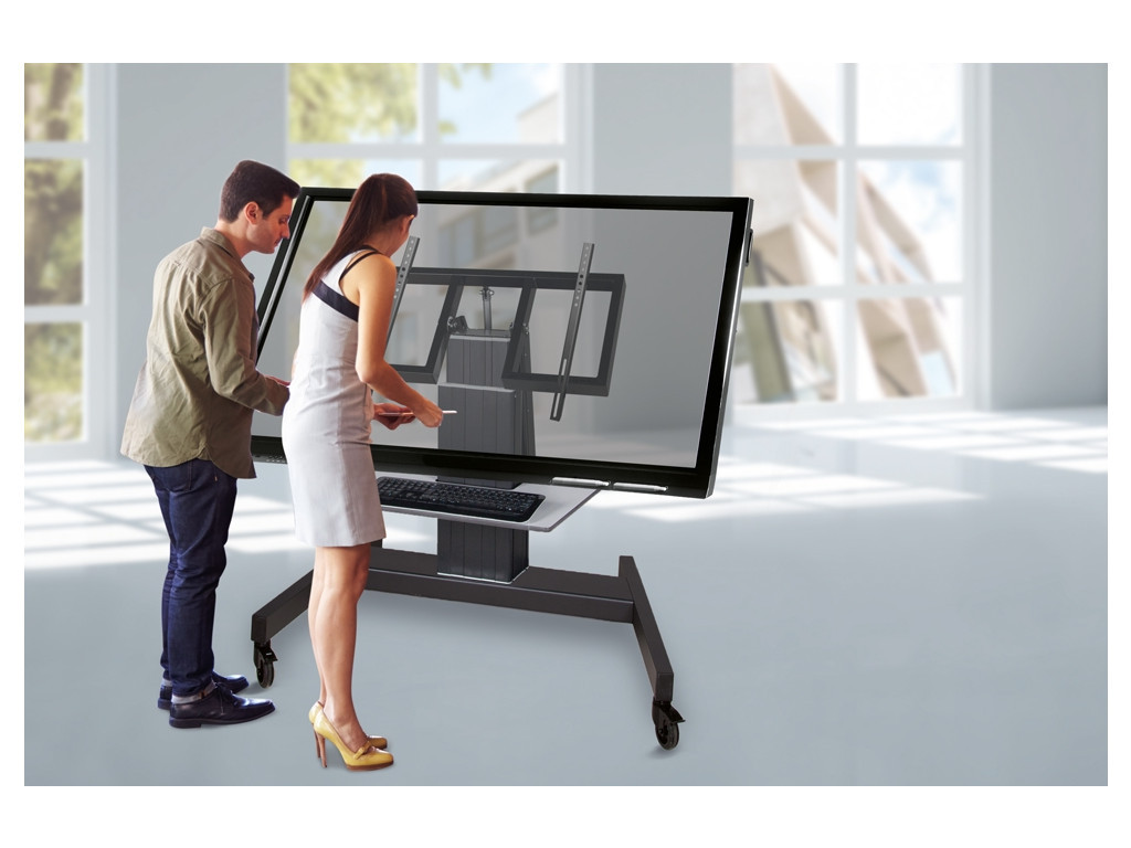 Стойка Neomounts by NewStar Motorised Mobile Floor Stand (90° tilt) - VESA 200x200 up to 800x600 6834_22.jpg