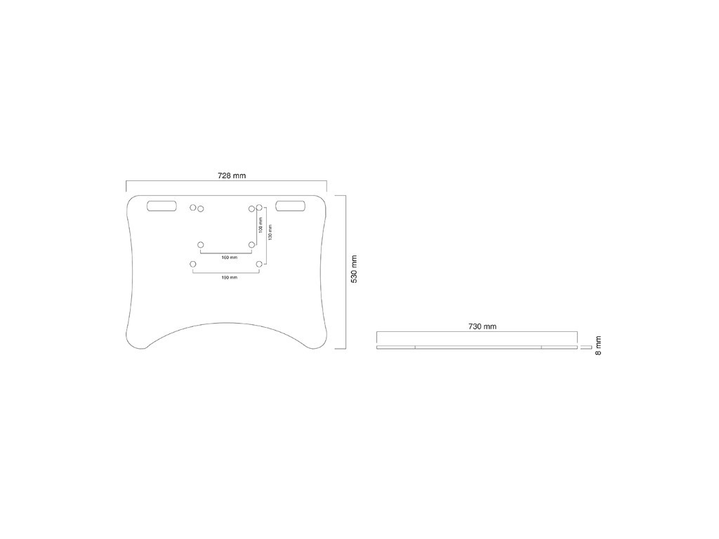 Аксесоар Neomounts by NewStar Fixed Floor Plate for PLASMA-M2500/W2500-series 6846_11.jpg