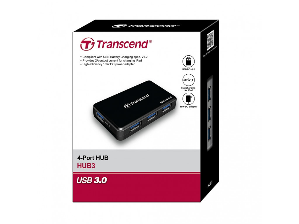 USB хъб Transcend 4-Port HUB 14447_11.jpg