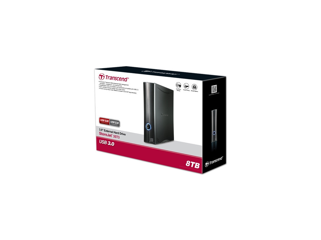 Твърд диск Transcend 8TB StoreJet 3.5" T3 15068_1.jpg