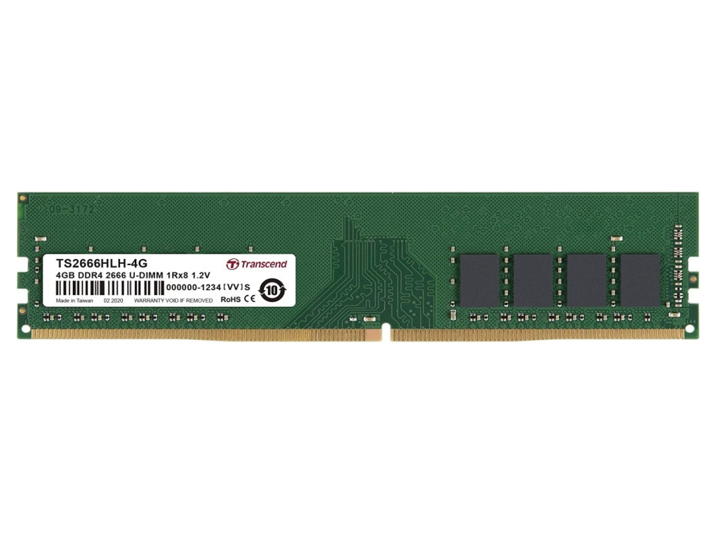Памет Transcend 4GB TS DDR4 2666Mhz U-DIMM 1Rx8 512Mx8 CL19 1.2V 5656.jpg