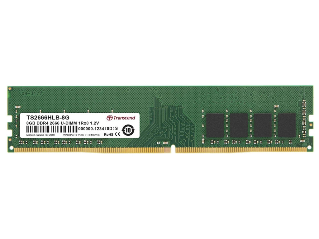Памет Transcend 8GB TS DDR4 2666Mhz U-DIMM 1Rx8 1Gx8 CL19 1.2V 5657.jpg