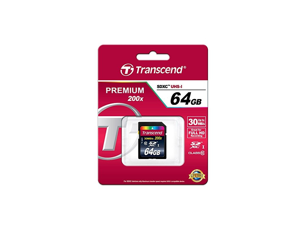 Памет Transcend 64GB SDXC (Class 10) 6445_1.jpg