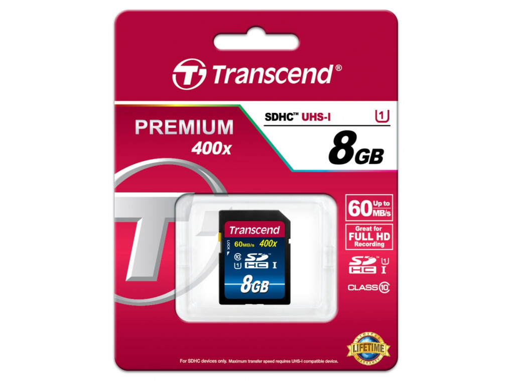 Памет Transcend 8GB SDHC UHS-I Premium (Class 10) 6447_1.jpg